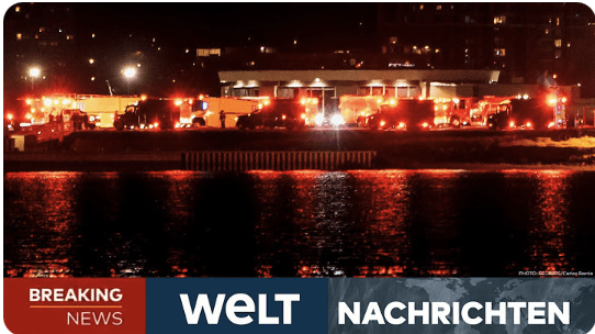 USA: Horror-Crash in Washington! Feuerball! Passagierflugzeug kollidiert mit Militär-Heli! | LIVE