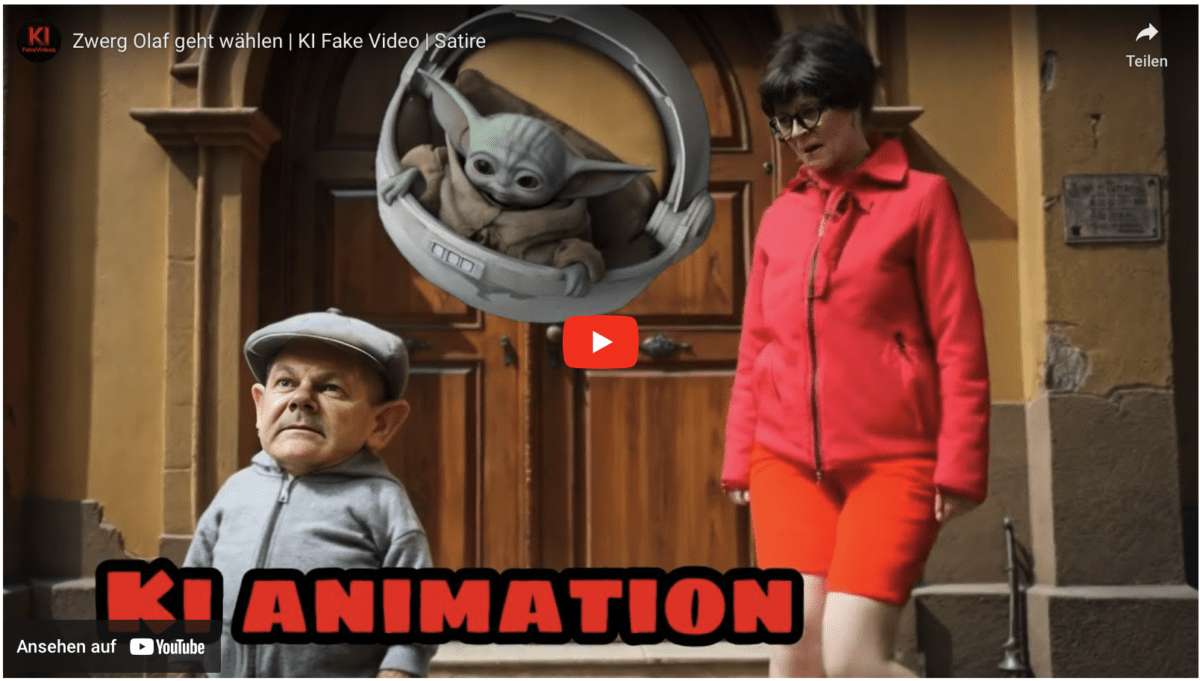 Zwerg Olaf geht wählen | KI Fake Video | Satire