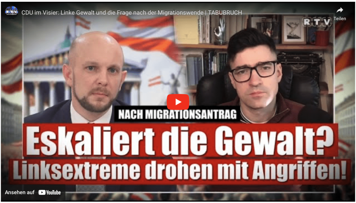 CDU im Visier: Linke Gewalt und die Frage nach der Migrationswende | TABUBRUCH