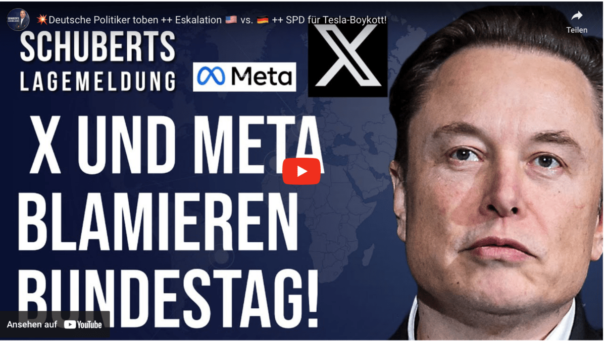 Deutsche Politiker toben ++ Eskalation USA vs. BRD ++ SPD für Tesla-Boykott!