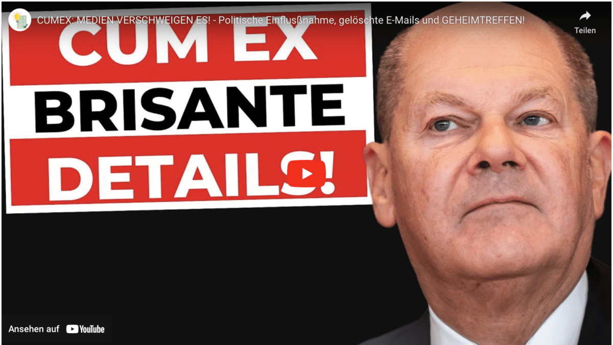 CUMEX: MEDIEN VERSCHWEIGEN ES! – Politische Einflusßnahme, gelöschte E-Mails und GEHEIMTREFFEN!