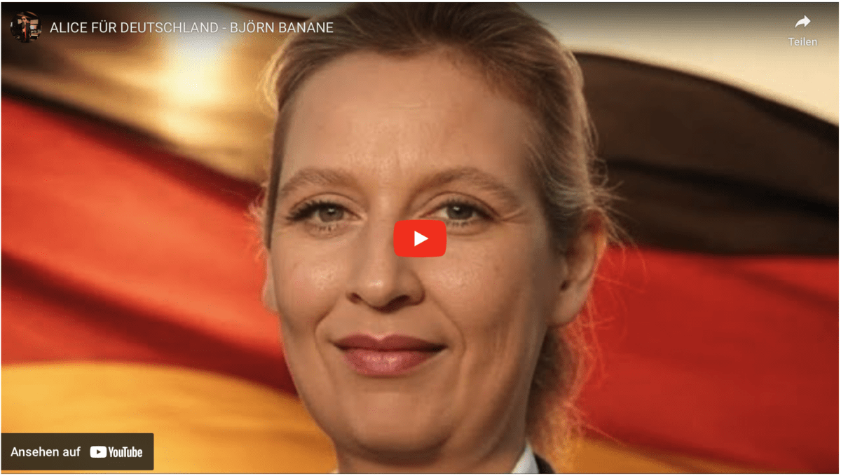 ALICE FÜR DEUTSCHLAND – BJÖRN BANANE