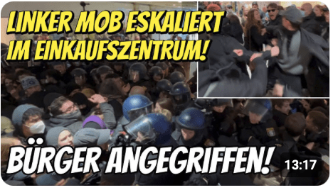Linke greifen Bürger in Einkaufszentrum an! Polizei überfordert! AfD & Alice Weidel in Neu-Isenburg