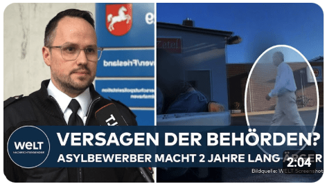 ALBTRAUM IN ZETEL: Eingewiesen! Psychisch kranker Asylbewerber belästigt zwei Jahre Bürger & Kinder