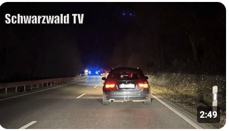 Es sind ja angeblich nur Männer die Bürger abstechen! Messerfrau attackiert Ersthelferin auf B 34 zwischen Wehr-Öflingen und Bad Säckingen [01.02.2025]