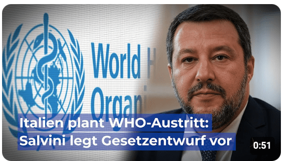 Salvini zieht nach – Italien erwägt WHO-Austritt