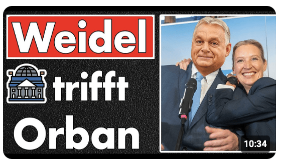 Sensation vor der Wahl: Viktor Orban empfängt Alice Weidel in Budapest! Spannendes Interview der NZZ