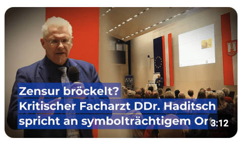 Haditsch: „Corona-Maßnahmen waren Staatsterror!“