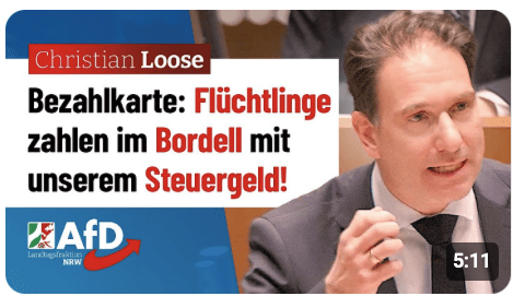 Bezahlkarte: Flüchtlinge zahlen im Bordell mit Steuergeld!