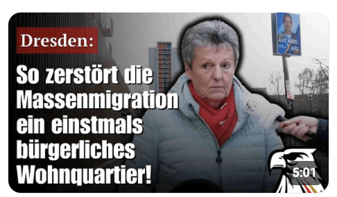 Dresden: So zerstört die Massenmigration ein einstmals bürgerliches Wohnquartier!