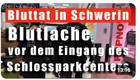 Eilmeldung: Mann stirbt nach Messer-Angriff vor Schweriner Einkaufscenter