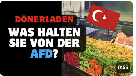 Dönerladen Was halten sie von der AFD?
