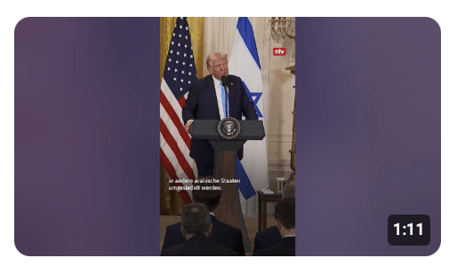 „Wir werden ihn besitzen“, Donald Trump verkündet, USA werden Gaza übernehmen | #ntv