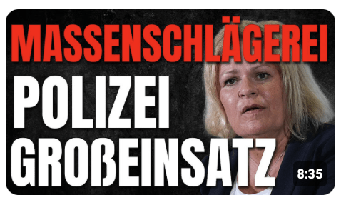 Massenschlägerei mit Messern und Schlagstöcken: Polizei setzt HUNDE EIN