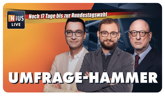 Exklusiv-Umfrage: AfD-Politiker werden am häufigsten Angegriffen | NIUS Live am 6. Februar 2025