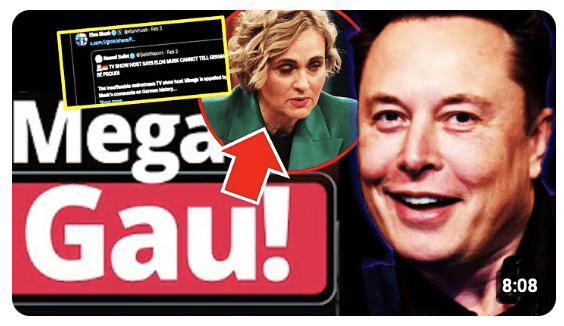 WAHNSINN ELON MUSK ANTWORTET MIOSGA WEGEN AUSSAGEN GEGENÜBER WEIDEL