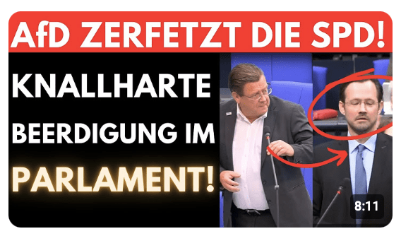 AfD reißt FRECHEN SPDler IN STÜCKE  NERVÖSES ZUCKEN im PARLAMENT  VIDEO geht gerade ÜBERALL VIRAL!