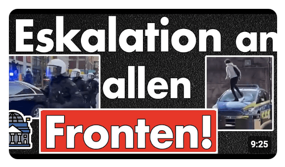 Maximale Eskalation in Deutschland und auch Europa! Niemand ist sicher, egal wo, egal wann!