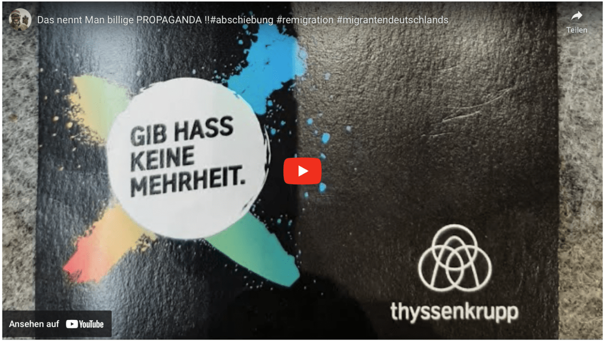 Das nennt Man billige PROPAGANDA !!#abschiebung #remigration #migrantendeutschlands
