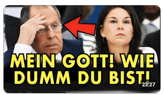 LAWROW HAT BAERBOCK VOR DER GANZEN WELT DEMÜTIGT! 2 MIN – UND SIE HAT DEN MUND GESCHLOSSEN! BRAVO!