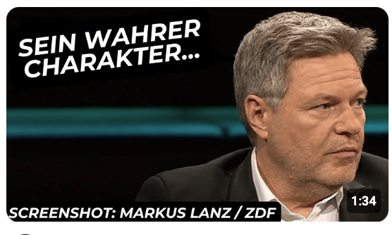 2 heimlich aufgenommene Videos zeigen Habecks wahres ICH