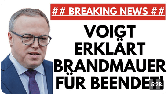 SENSATION: VOIGT macht 180-Grad-Kehrwende im Fall AfD! 