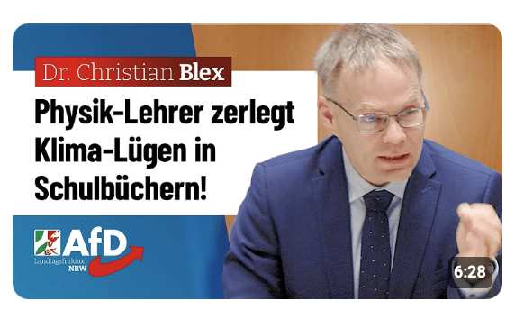 Physik-Lehrer nimmt Klima-Propaganda in Schulbüchern auseinander!