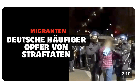 Deutsche häufiger Opfer von Straftaten!