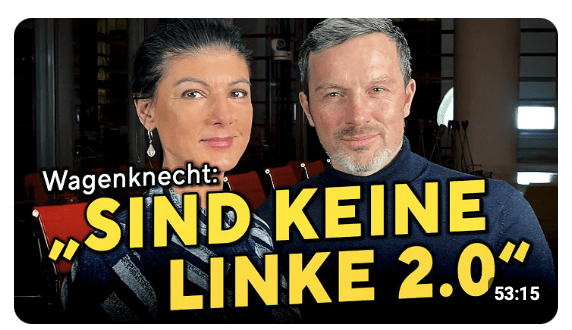 Wagenknecht (BSW) zu Asylwende, AFD und Warnung vor Schwarz-Grün
