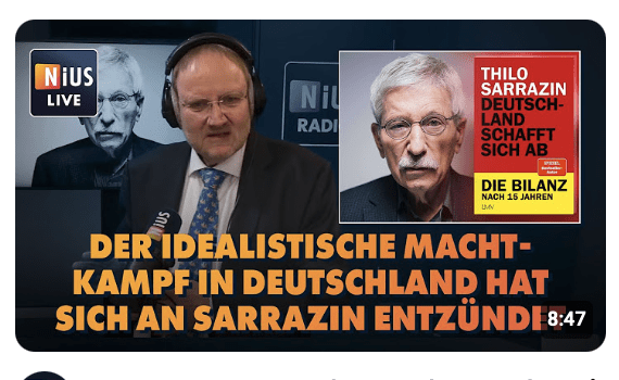 Sarrazins neues Buch ist explosiver als die Erstausgabe von 2010