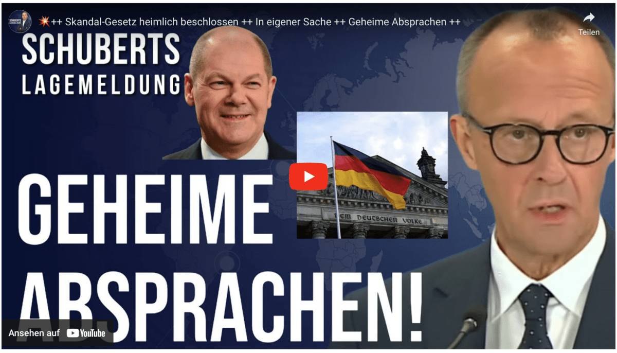 ++ CO2-Skandal-Gesetz heimlich beschlossen ++ In eigener Sache ++ Geheime Absprachen ++