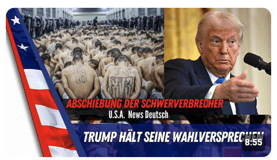 Schockierende Entwicklungen: Trump schickt Gangmitglieder in das schlimmste Gefängnis der Welt.