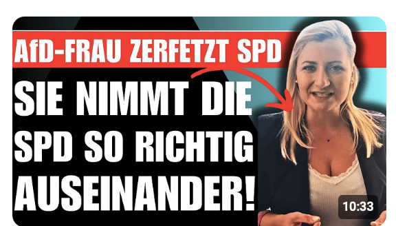 AfD-FRAU lässt SPD in PANIK AUSBRECHEN  BACHMANN sorgt für STOTTER-ANFALL bei der SPD (Der Hammer!)