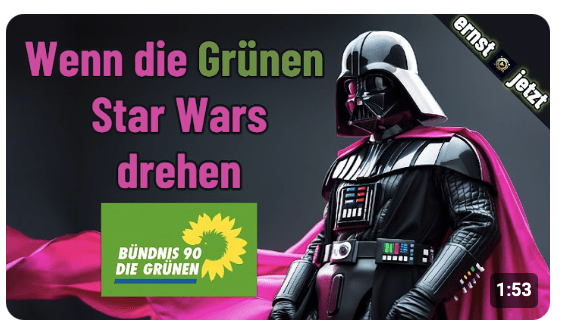 So stellen sich die Grünen Star Wars vor. (Parodie)