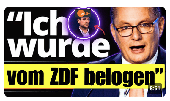 EIL NACH SKANDAL-SENDUNG: CHRUPALLA RECHNET MIT ZDF AB !