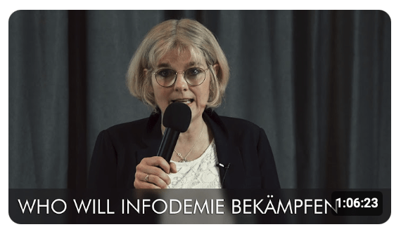 Dr. jur. Beate Sibylle Pfeil – WHO – das Gegenteil von Gesundheit?