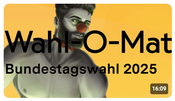 Clownie macht den Wahl-O-Mat