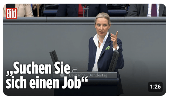 Bundestagsdebatte Weidel zofft sich mit Bundestagspräsidentin