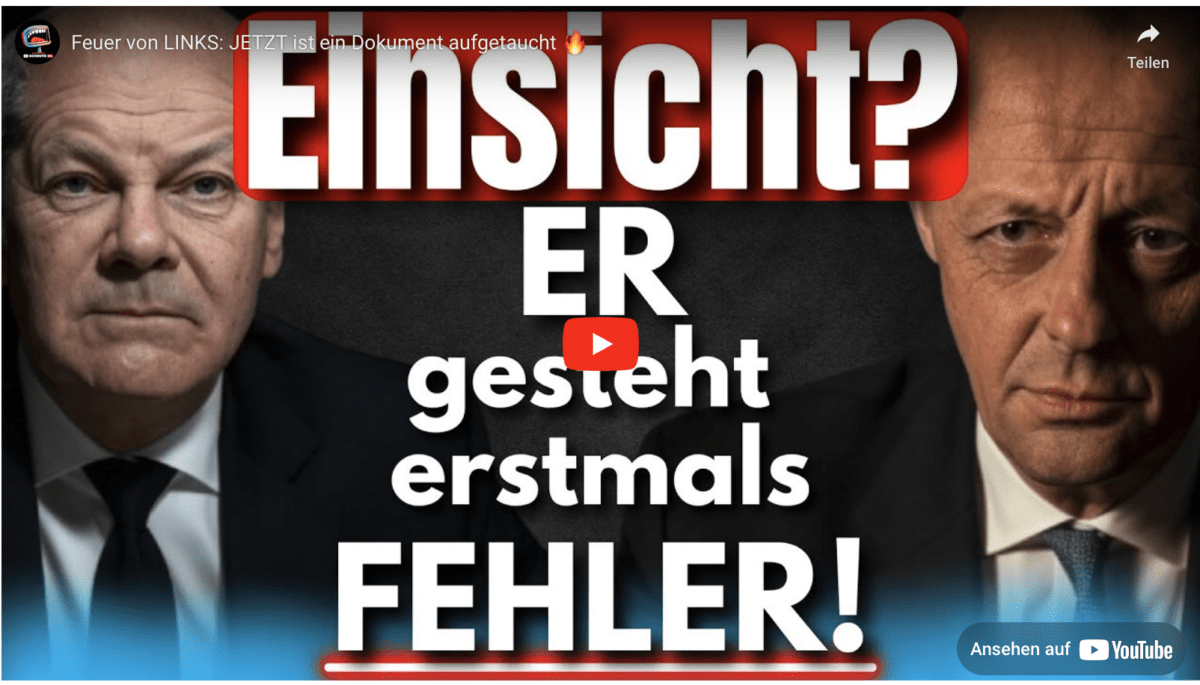 Feuer von LINKS: JETZT ist ein Dokument aufgetaucht 