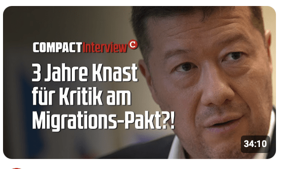  Jahre Knast für Kritik am Migrations-Pakt?!