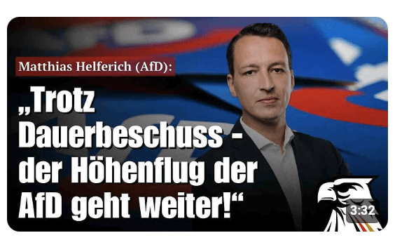 „Trotz Dauerbeschuss – der Höhenflug der AfD geht weiter!“