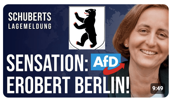 Politik und Medien geschockt + Das rot-grüne Berlin wird Blau!