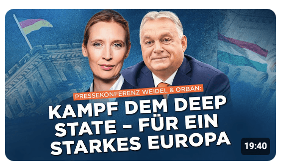 Treffen der Anti-Globalisten: So lief der Weidel-Besuch bei Orban