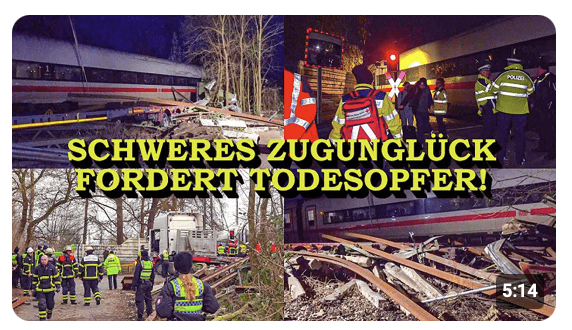 [SCHWERES ZUGUNGLÜCK FORDERT TODESOPFER] – ICE RAMMT LASTWAGEN – | 25 VERLETZTE | (MANV) GROSSALARM