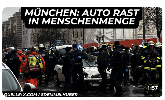 München: Auto gezielt in Menschenmenge gefahren – mindestens 15 Verletzte