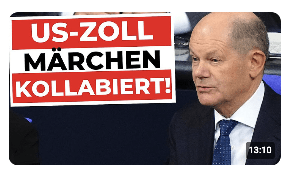 ZERBRICHT JETZT DIE EU! – Trump-Zölle belasten OLAF SCHOLZ und URSULA von der LEYEN!