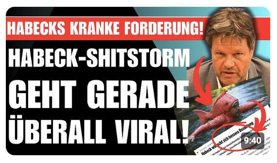 BÜRGER und AfD reißen gemeinsam HABECK in STÜCKE  Nach DIESER kranken FORDERUNG wird ABGERECHNET!