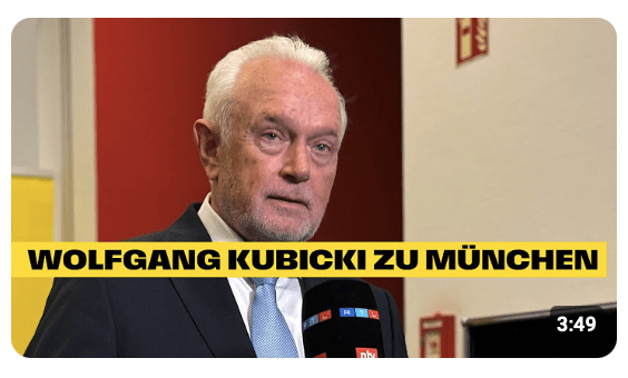 Wolfgang Kubicki zu München.