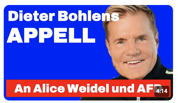 Ansage an AFD Politischer Wandel „KEIN weiter so“