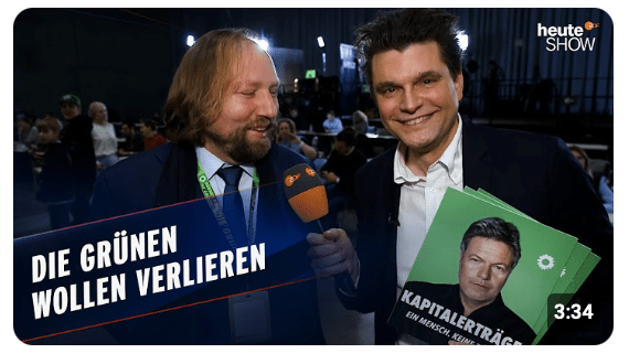 Anti-Wahlkampf: Lutz van der Horst hilft den Grünen beim Verlieren 